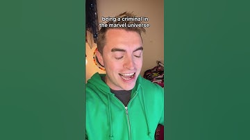 being a criminal in the marvel universe #comedy #funny #shorts
