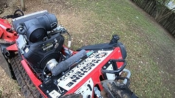 using stump grinder for the first time easy peasy echo means business