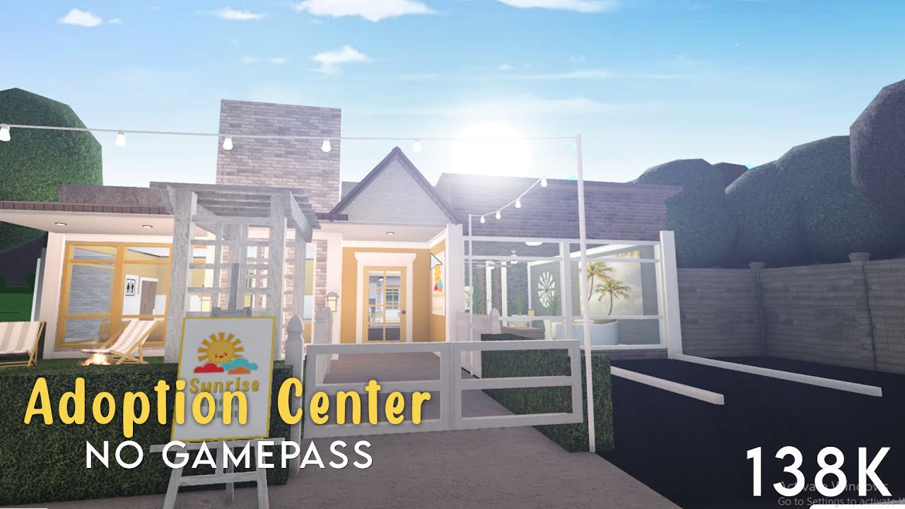 Adoption Center (No Gamepass) Bloxburg Builds YouTube