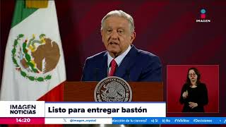 López Obrador, listo para entregar el bastón de mando a su sucesor | Noticias con Crystal Mendivil