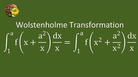The Wolstenholme Transformation: An Elegant Identity in Definite Integrals