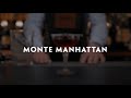 How to make monte manhattan by amaro montenegro