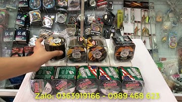 Cước câu lancer đổi màu tàng hình và cước màu khói giá bình dân, 300-500m tải cá lớn