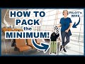 How to pack less in a carryon suitcase