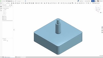 CAD Clock Drawing #1 - Clock Mechanism