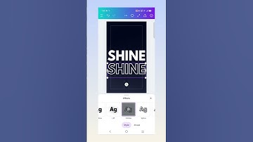 Neon effect in canva#shorts#viralNeon text animation