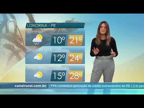 Previsão do Tempo indica temporais com granizo nesta quinta-feira -Mercado & Cia -13/07 |Canal Rural