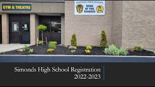 Simonds High School Course Registration 2022 2023