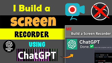 Build a Screen Recorder using ChatGPT and Python in less than 1 Minute!