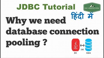 Why do we need a database connection pooling? |  Database connection pool Advantages | KK HindiGyan