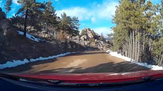 Flagstaff Mountain/Gross Dam Road - Scenic Drive Timelapse