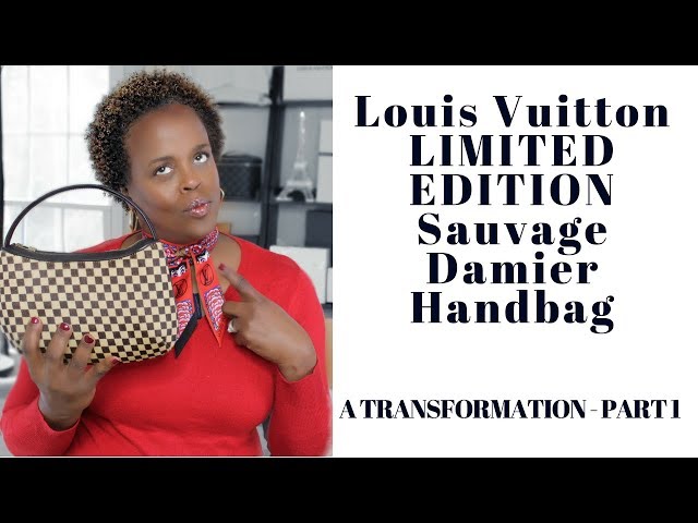 LOUIS VUITTON (Limited Edition) Damier Sauvage Calf Hair Gazelle Bag –  Moschinm