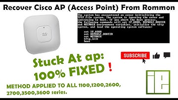 How To Recover Cisco AP (Access Point) From Rommon Mode | ITCHAMPX