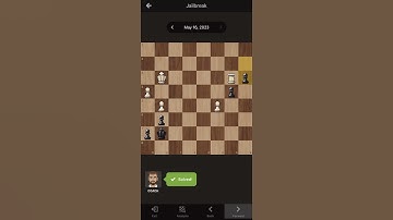 Chess.com Daily Puzzle #65 - May 16, 2023 - Jailbreak #jailbreak #roblox #chess #shorts