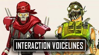 *ALL* NEW LEGEND Interaction Voicelines in Apex Legends Season 10