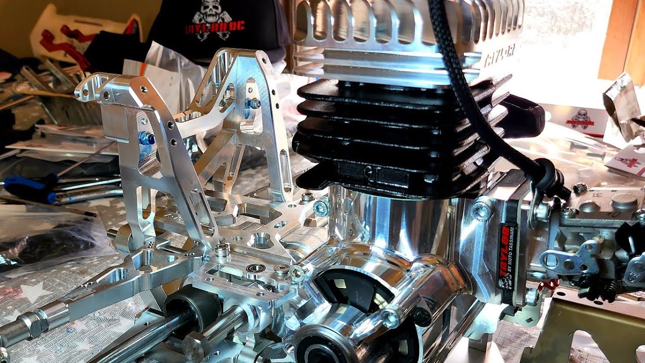 TAYLOR RC 50GT ENGINE INSTALL ULTIMATE RC BAJA BUILD - YouTube