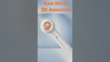 3D Product Animation For Hair Dryer #3dproductanimation #3danimation #3danimationproduction