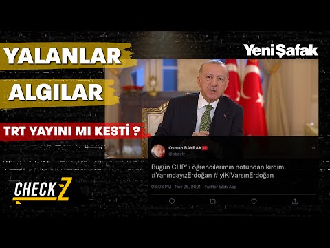 Cumhurbaşkanı Erdoğan ve TRT nasıl hedef alındı? #CheckZ