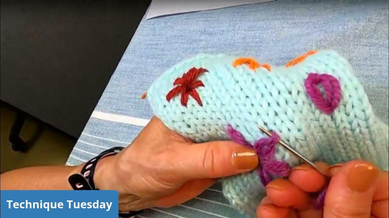 Using Embroidery To Embellish Your Knitting Projects YouTube