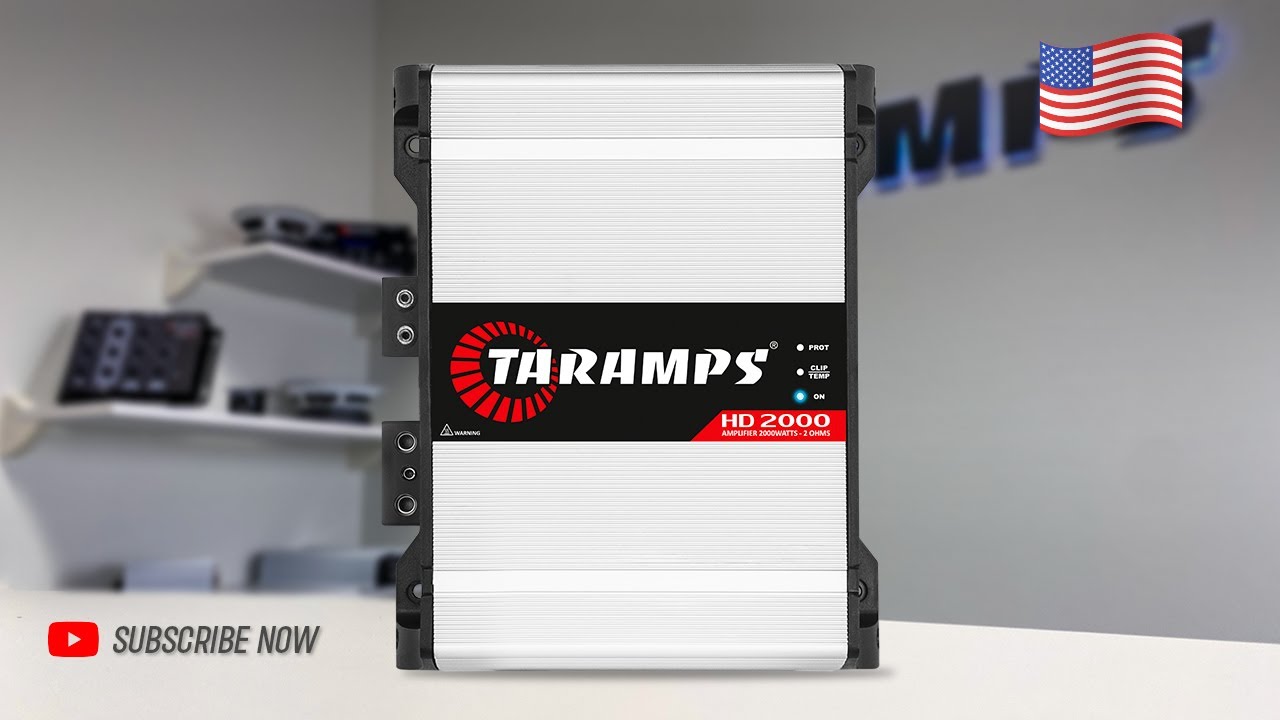 Module Taramps HD 2000 ohm 2000W RMS Automotive Sound Amplifier, White,  Medio (901674) オーディオアンプ