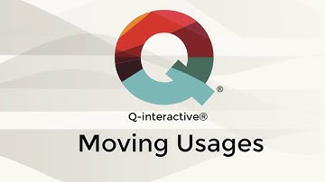 How to Move Usages in Q-interactive | Q-interactive Digital Assessments