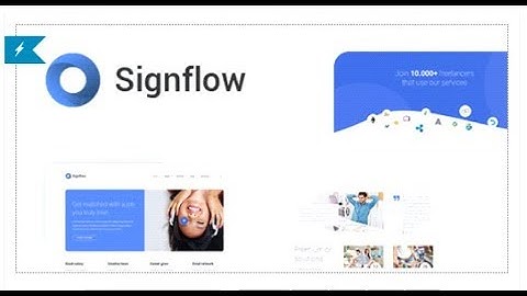 Signflow - Ultra Modern Tech Template | Themeforest Templates