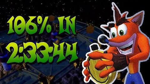 Crash Bandicoot: The Wrath of Cortex [PS2] - 106% Speed Run in 2:33:44 (3:30:57 w/ loads) (Live Com)