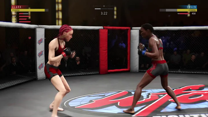 EA UFC 3 Michelle Swain (CAF) vs. Alice Clark