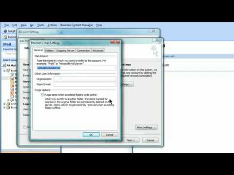 Configuring your Hover email account in Outlook 2007 using IMAP