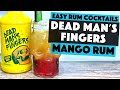 Dead mans fingers mango rum cocktail  the pirates delight