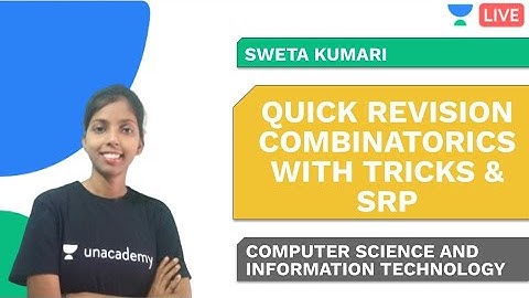 Quick Revision of Combinatorics With Tricks & SRP | CS & IT | Sweta Kumari