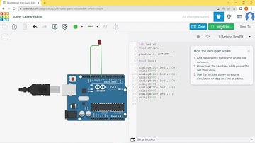 Controlling Brightness of LED by Pulse Width Modulation (PWM)- Part 2 alongwith Simulation TinkerCAd