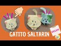 Cómo Hacer Un GATO QUE SALTA GATITO SALTARIN ORIGAMI