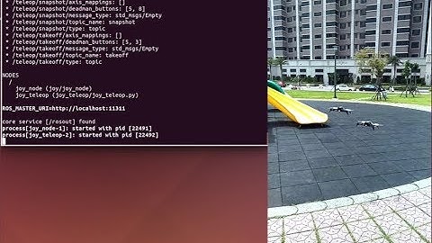 Multiple Parrot Bebop 2 remote control using ROS