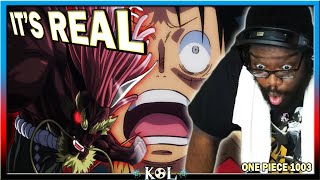 OMG IT'S REAL!! KAIDO BABY SHAKE MODE ACTIVATED! | One Piece Chapter 1003 LIVE REACTION - ワンピース