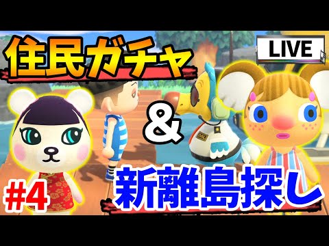 【あつ森】アプデ情報解禁！深夜の新離島住民ガチャ!! #4【あつまれ どうぶつの森】