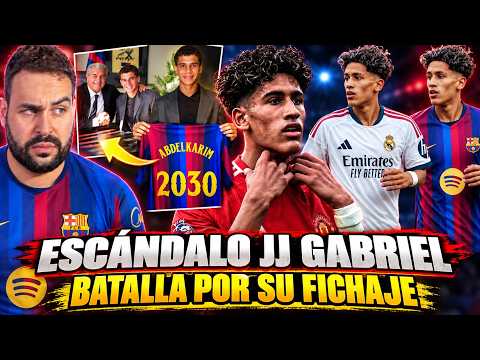 🚨JJ GABRIEL SCANDAL! He's asking to leave UNITED! BARÇA-MADRID BATTLE FOR HIM! - ABDELKARIM RENEWAL