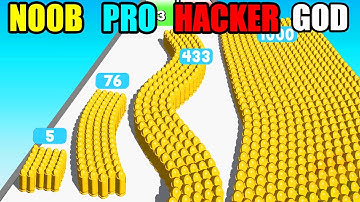 NOOB vs PRO vs HACKER vs GOD Bullet Army Run