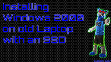 Installing Windows 2000 on an SSD in an old HP nc8430