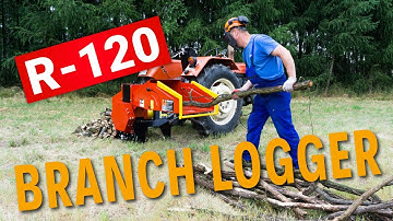 Branch Loggers R-120 from REMET CNC wood chipper factory :) Firewood processor
