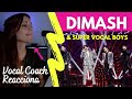 WOW! 😱 | Dimash & Super Vocal Boys [Queen Medley] | Vocal Coach reacciona