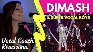 WOW! 😱 | Dimash & Super Vocal Boys [Queen Medley] | Vocal Coach reacciona