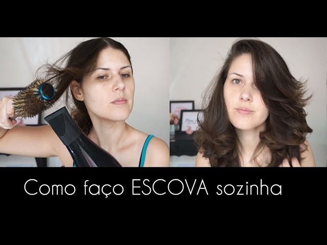 Profissional Menina Cabeleireiro Com Secador De Cabelo Escova De