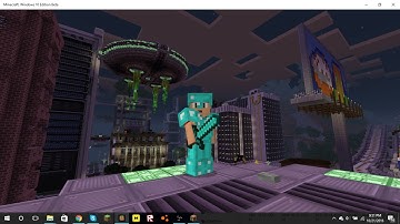 Minecraft Windows 10 | AN EPIC ALIEN INVASION!! | Alien Invasion Add-on/Map