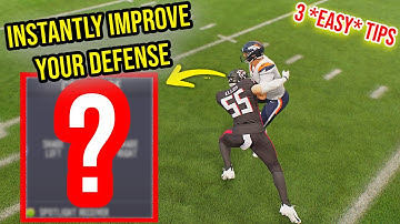 3 Hidden Tips To INSTANTLY Improve Your Defense in Madden 26! ✅ (EASY)
