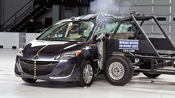 2014 Mazda 5 side IIHS crash test