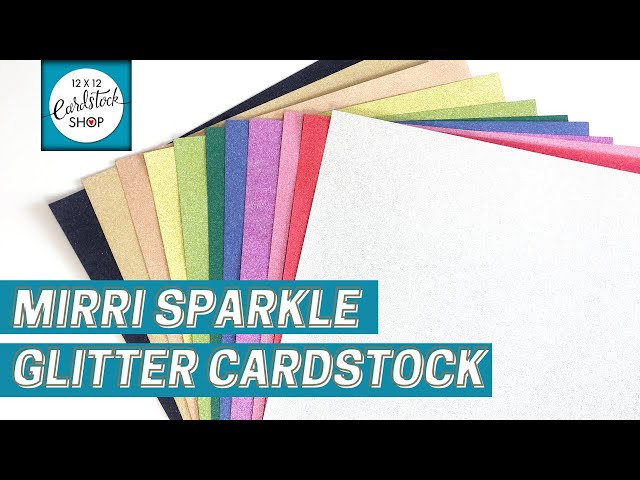 All About Mirri Sparkle Glitter Paper 