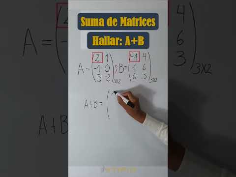 Como sumar matrices