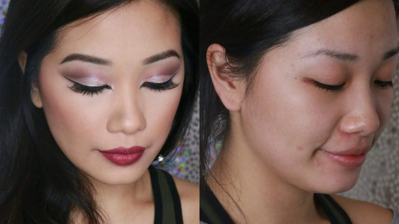 How To Do A Cut Crease On Asian Eyes Makeup Transformation Youtube