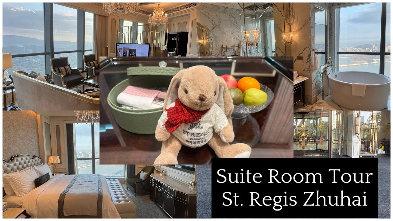 Upgraded to 1-bedroom Ocean View Suite using Marriott’s SNA.  Full review for The St. Regis Zhuhai.